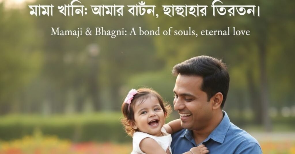 মামা ভাগ্নি নিয়ে ভালোবাসার ক্যাপশন