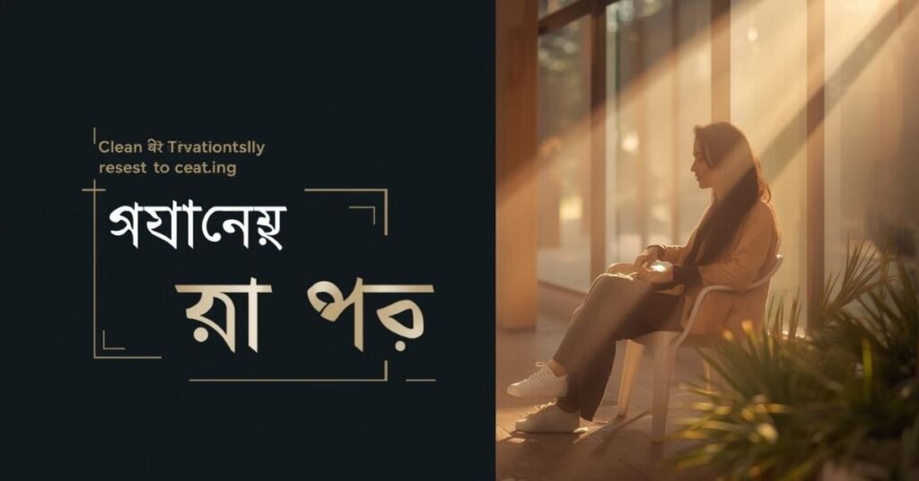 রবীন্দ্রনাথের গানের ক্যাপশন