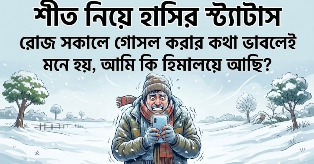 শীত নিয়ে হাসির স্ট্যাটাস