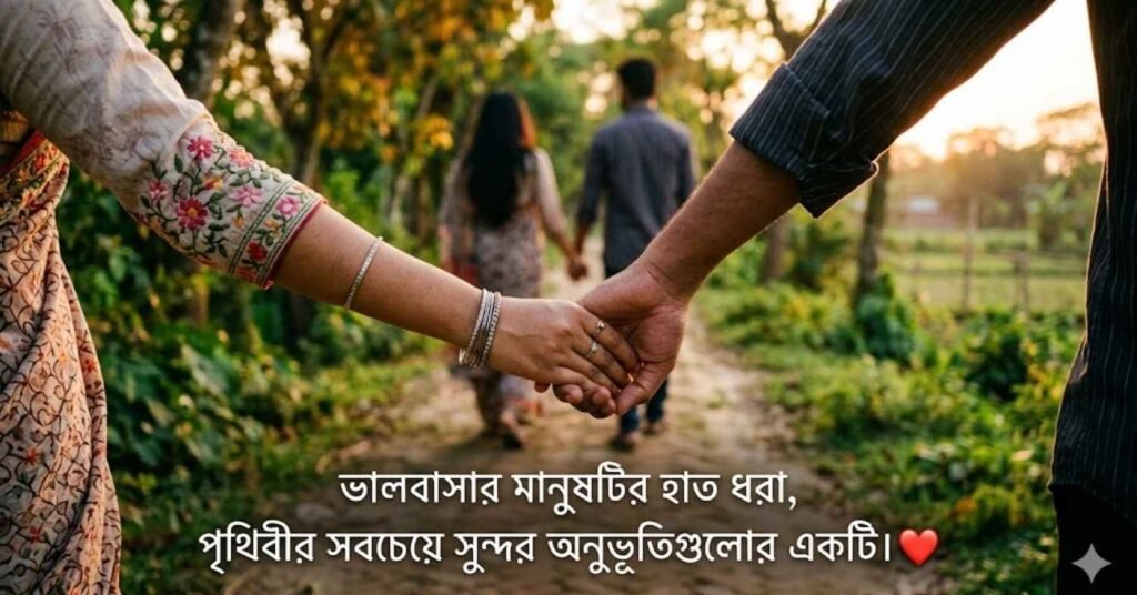 ছবির জন্য হাত ধরা ক্যাপশন