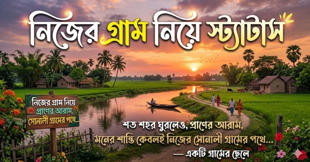 নিজের গ্রাম নিয়ে স্ট্যাটাস