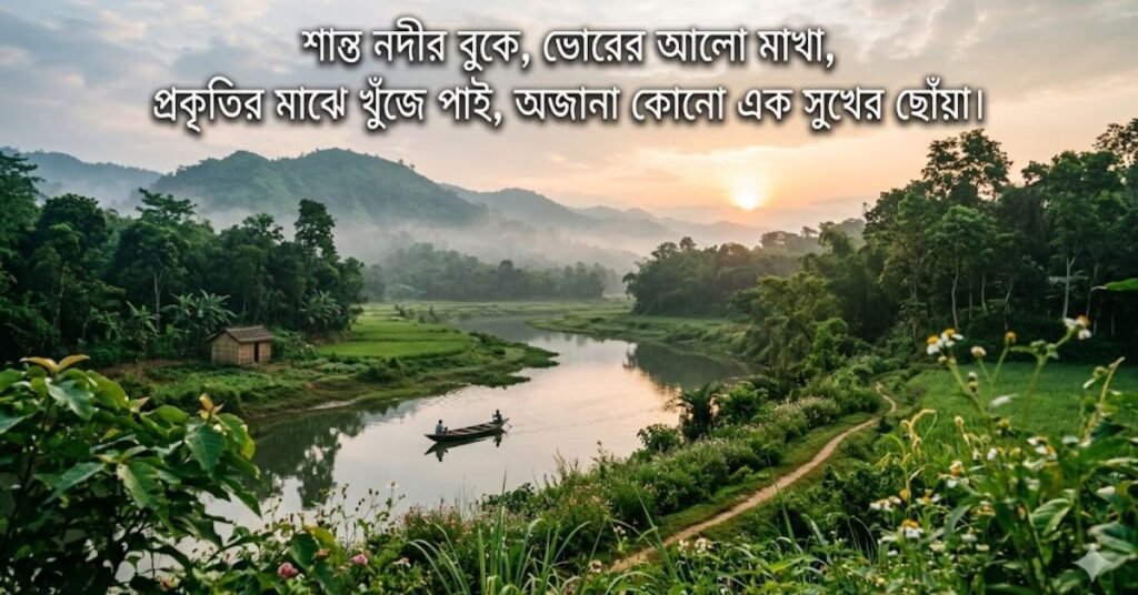 প্রকৃতি নিয়ে কবিতা ক্যাপশন