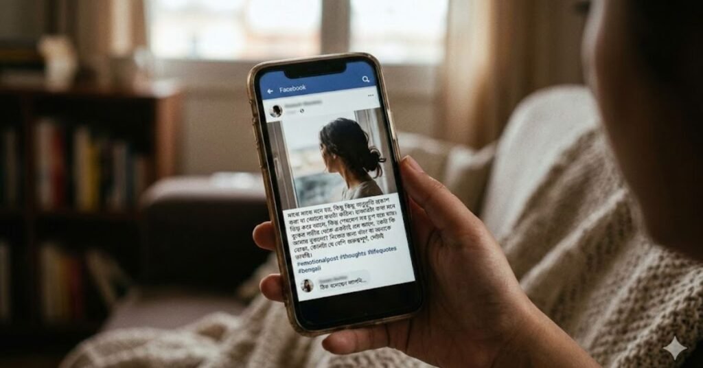 ফেসবুকের জন্য আবেগী ক্যাপশন