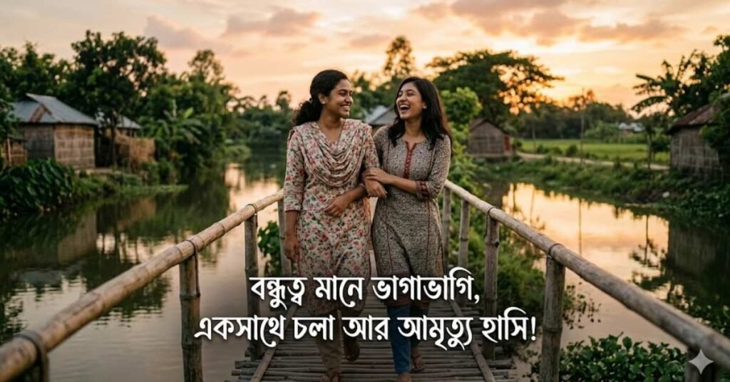 বন্ধুত্ব নিয়ে এক লাইনের শর্ট ক্যাপশন