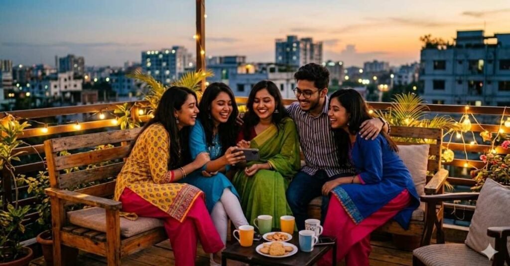 বন্ধুদের সাথে কাটানো সময় নিয়ে ক্যাপশন