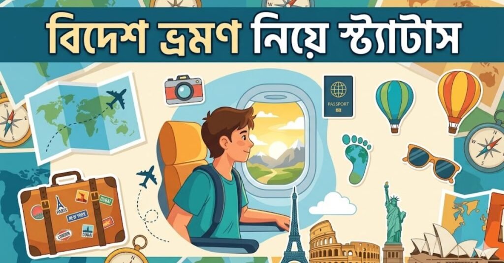 বিদেশ ভ্রমণ নিয়ে স্ট্যাটাস