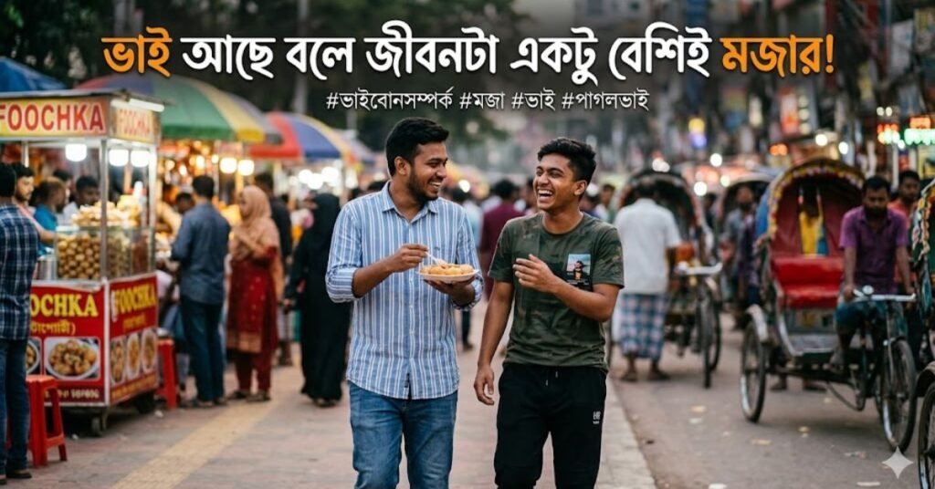 ভাই নিয়ে মজার ক্যাপশন