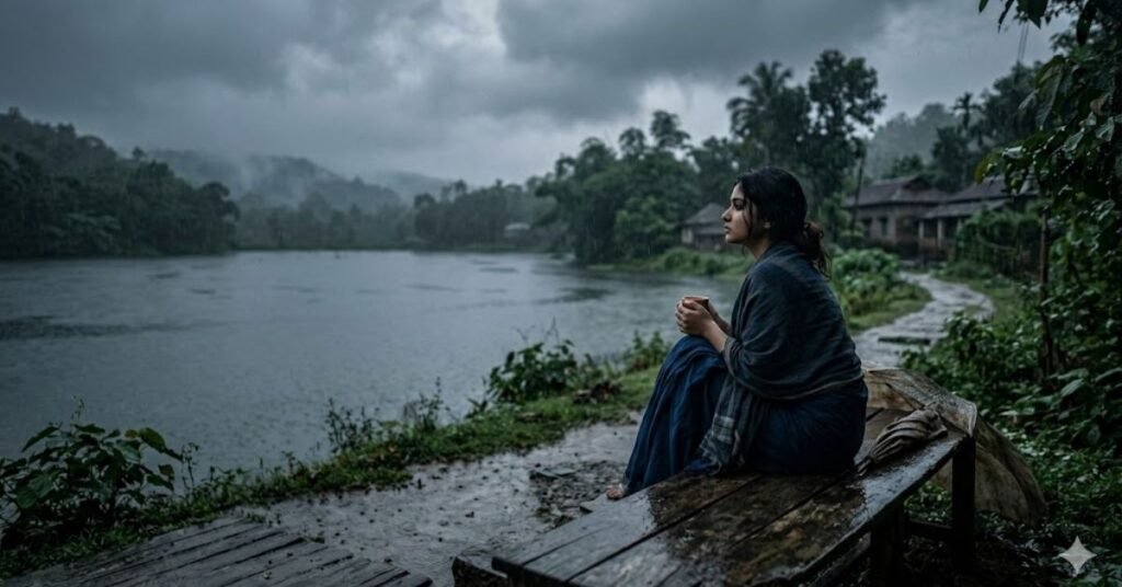 মেঘলা বিকেল নিয়ে ক্যাপশন (বৃষ্টি ও বিষণ্ণতার ছোঁয়া)