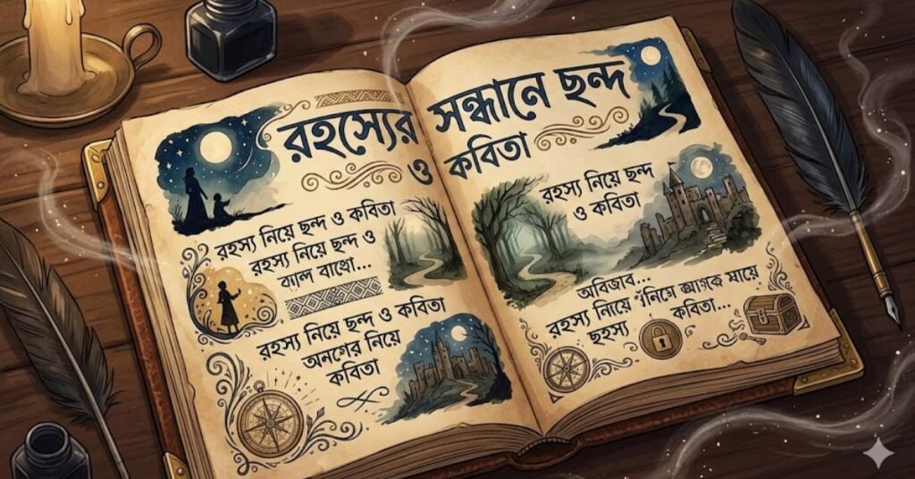 রহস্য নিয়ে ছন্দ ও কবিতা