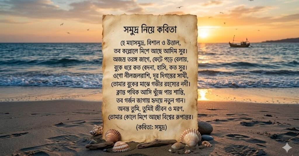 সমুদ্র নিয়ে কবিতা