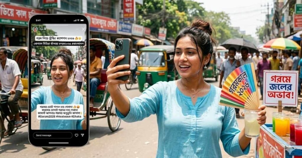 গরম নিয়ে ট্রেন্ডিং সোশ্যাল মিডিয়া ক্যাপশন ২০২৬