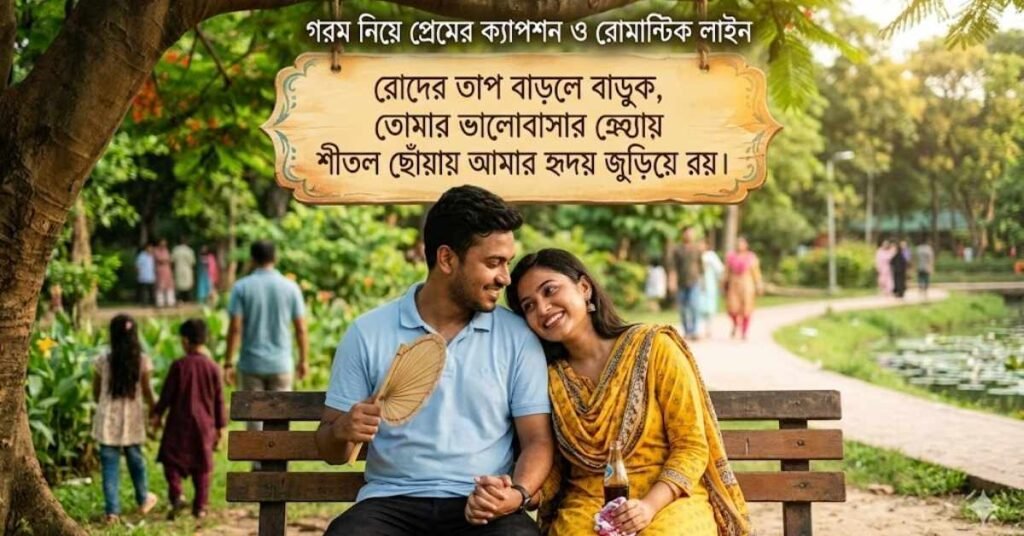 গরম নিয়ে প্রেমের ক্যাপশন ও রোমান্টিক লাইন