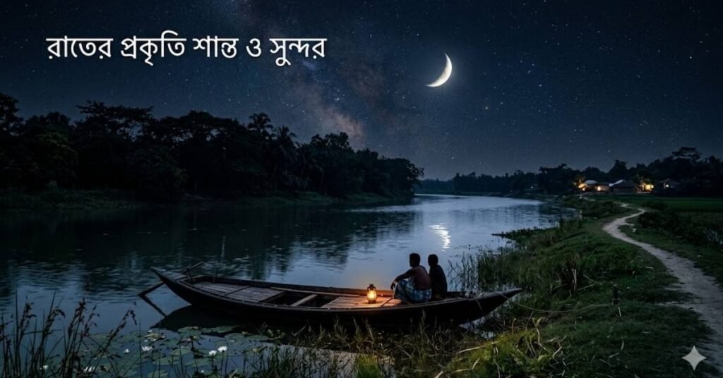 রাতের প্রকৃতি নিয়ে ক্যাপশন