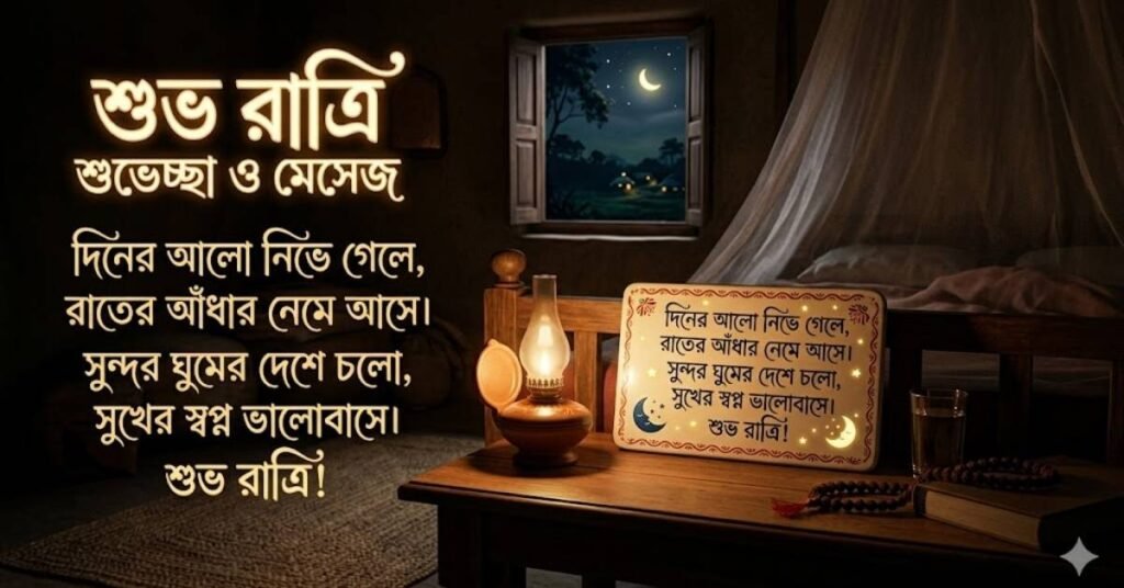 শুভ রাত্রি শুভেচ্ছা ও মেসেজ