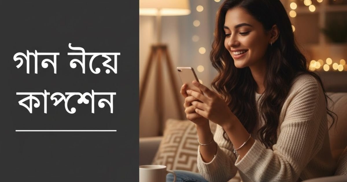 গান নিয়ে ক্যাপশন