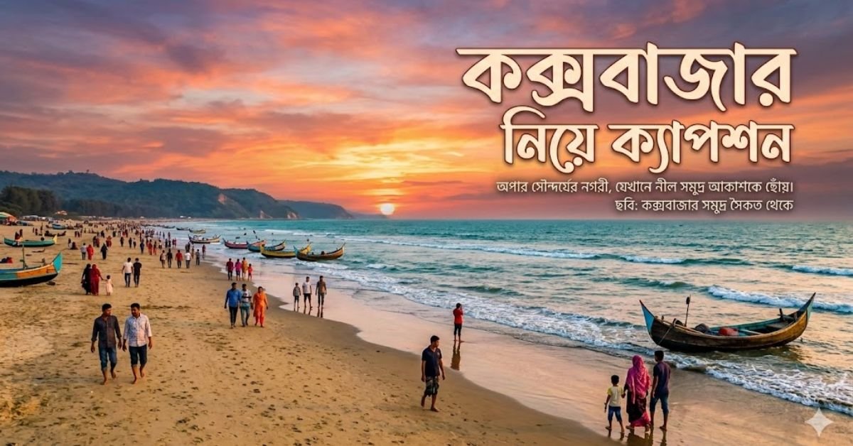 কক্সবাজার নিয়ে ক্যাপশন
