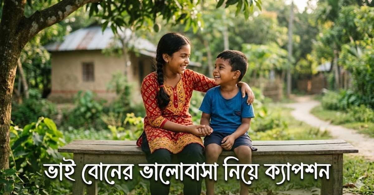 ভাই বোনের ভালোবাসা নিয়ে ক্যাপশন