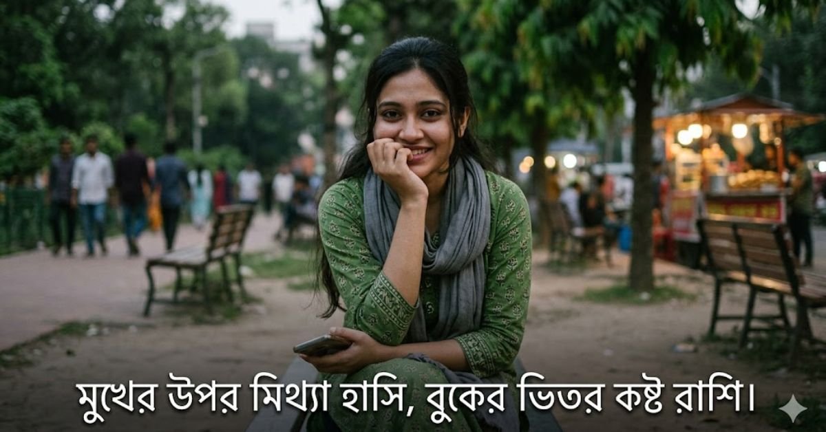 মিথ্যা হাসি নিয়ে ক্যাপশন