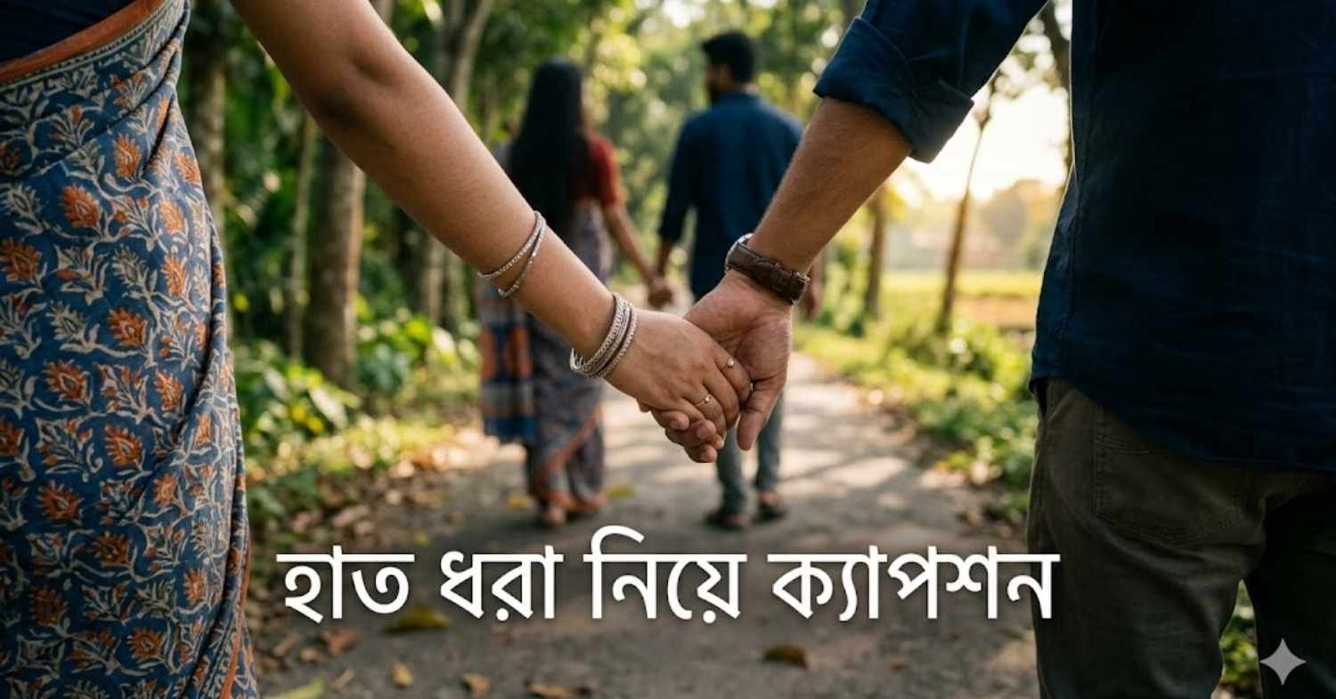 হাত ধরা নিয়ে ক্যাপশন